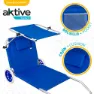 Aktive 2 In 1 Faltbarer Strandliegestuhl 6x117x6 Cm, Blue, One Size