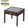 Aktive 2 Sessel Mit Tischen, Black, One Size