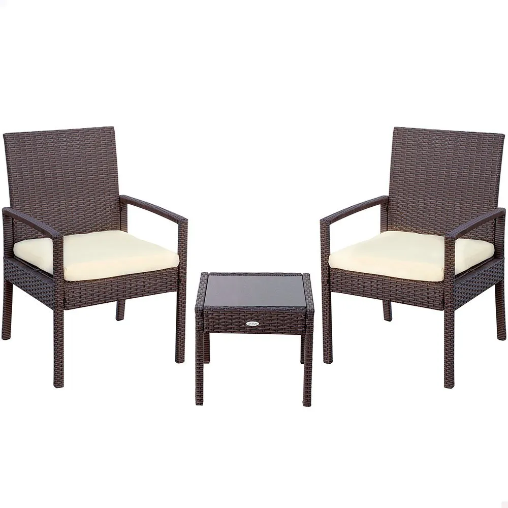 Aktive 2 Sessel Mit Tischen unisex, Black, One Size