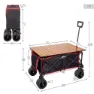 Aktive 360º Klappbarer Wagentisch, Black / red, One Size