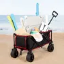 Aktive 360º Klappbarer Wagentisch, Black / red, One Size