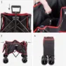 Aktive 360º Klappbarer Wagentisch, Black / red, One Size