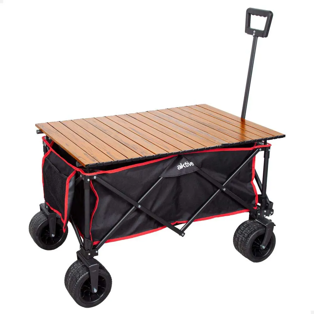Aktive 360º Klappbarer Wagentisch, Black / red, One Size Aktive 360º Klappbarer Wagentisch, Black / red, One Size