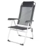 Aktive 44.5x55x103 Cm Aluminium Mehrfach Verstellbarer Klappstuhl, Grey, One Size