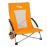 Aktive 46x51x67 Cm Niedriger Klappstuhl Aus Aluminium, Orange, One Size