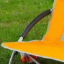 Aktive 46x51x67 Cm Niedriger Klappstuhl Aus Aluminium, Orange, One Size