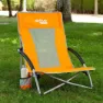 Aktive 46x51x67 Cm Niedriger Klappstuhl Aus Aluminium, Orange, One Size