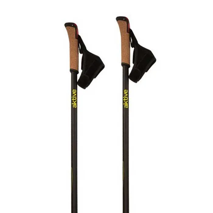 Aktive 54183 Stöcke 2 Einheiten, Multicolour / brown, 85-135cm Aktive 54183 Stöcke 2 Einheiten, Multicolour / brown, 85-135cm