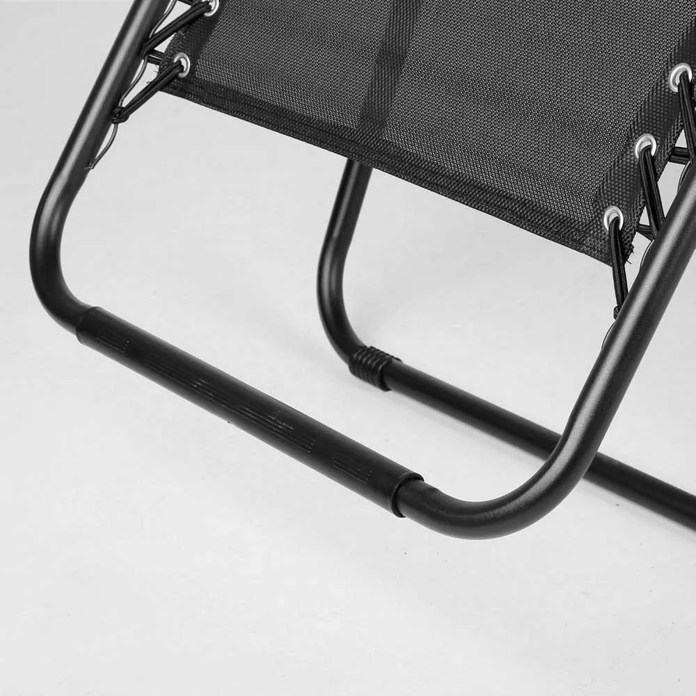Aktive 61142 Klappstuhl 0 Schwerkraft Multiposition, Black, One Size Aktive 61142 Klappstuhl 0 Schwerkraft Multiposition, Black, One Size