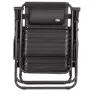 Aktive 61142 Klappstuhl 0 Schwerkraft Multiposition, Black, One Size