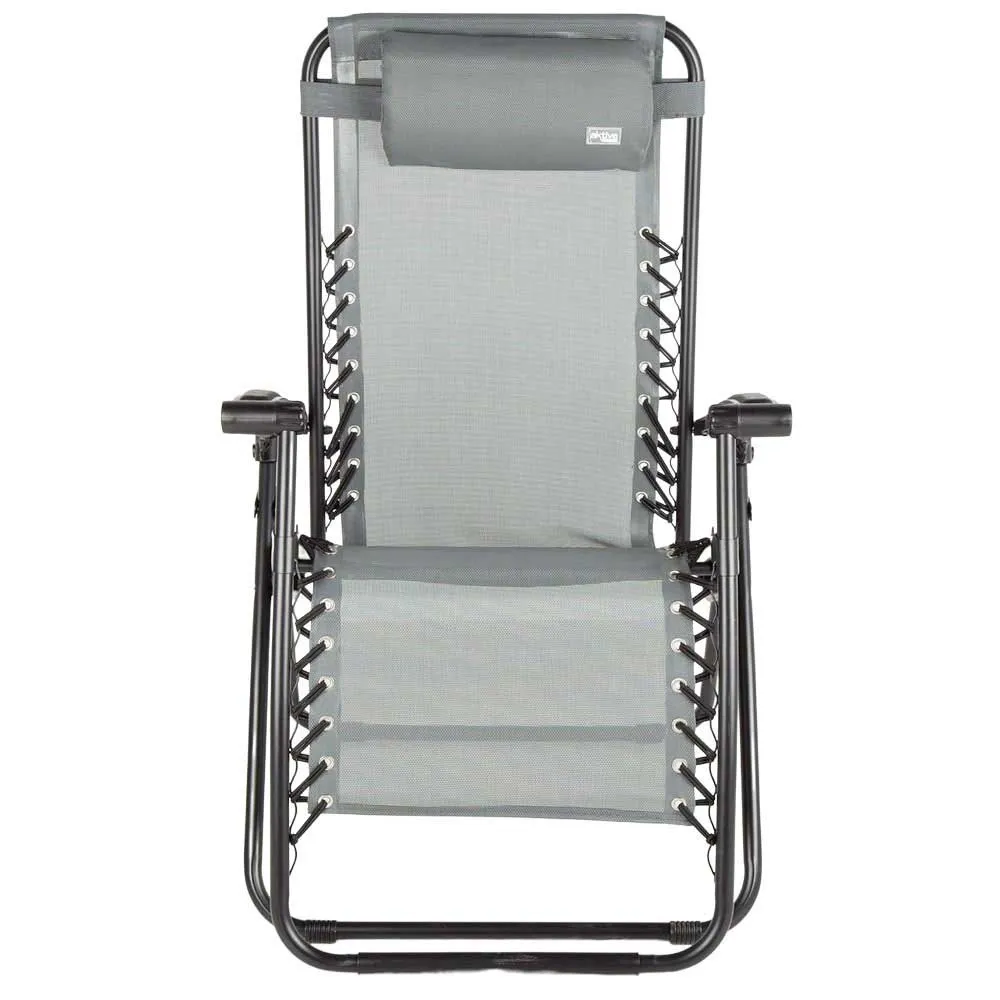 Aktive 61144 Klappstuhl 0 Schwerkraft Multiposition, Grey, One Size Aktive 61144 Klappstuhl 0 Schwerkraft Multiposition, Grey, One Size