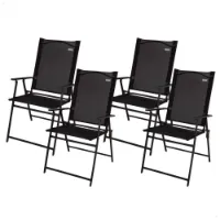 Aktive 61146 Slim 4 Units Klappbarer Gartenstuhl Aktive 61146 Slim 4 Units Klappbarer Gartenstuhl
