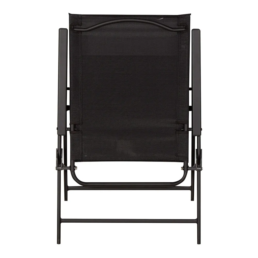 Aktive 61147 Slim 2 Units Klappbarer Gartenstuhl, Black, One Size Aktive 61147 Slim 2 Units Klappbarer Gartenstuhl, Black, One Size