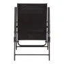 Aktive 61147 Slim 2 Units Klappbarer Gartenstuhl, Black, One Size