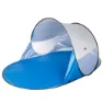 Aktive 62322 Uv50 Pop-up-windschutz Und Strandzelt 120x200x90 Cm unisex, White / blue, 2 places