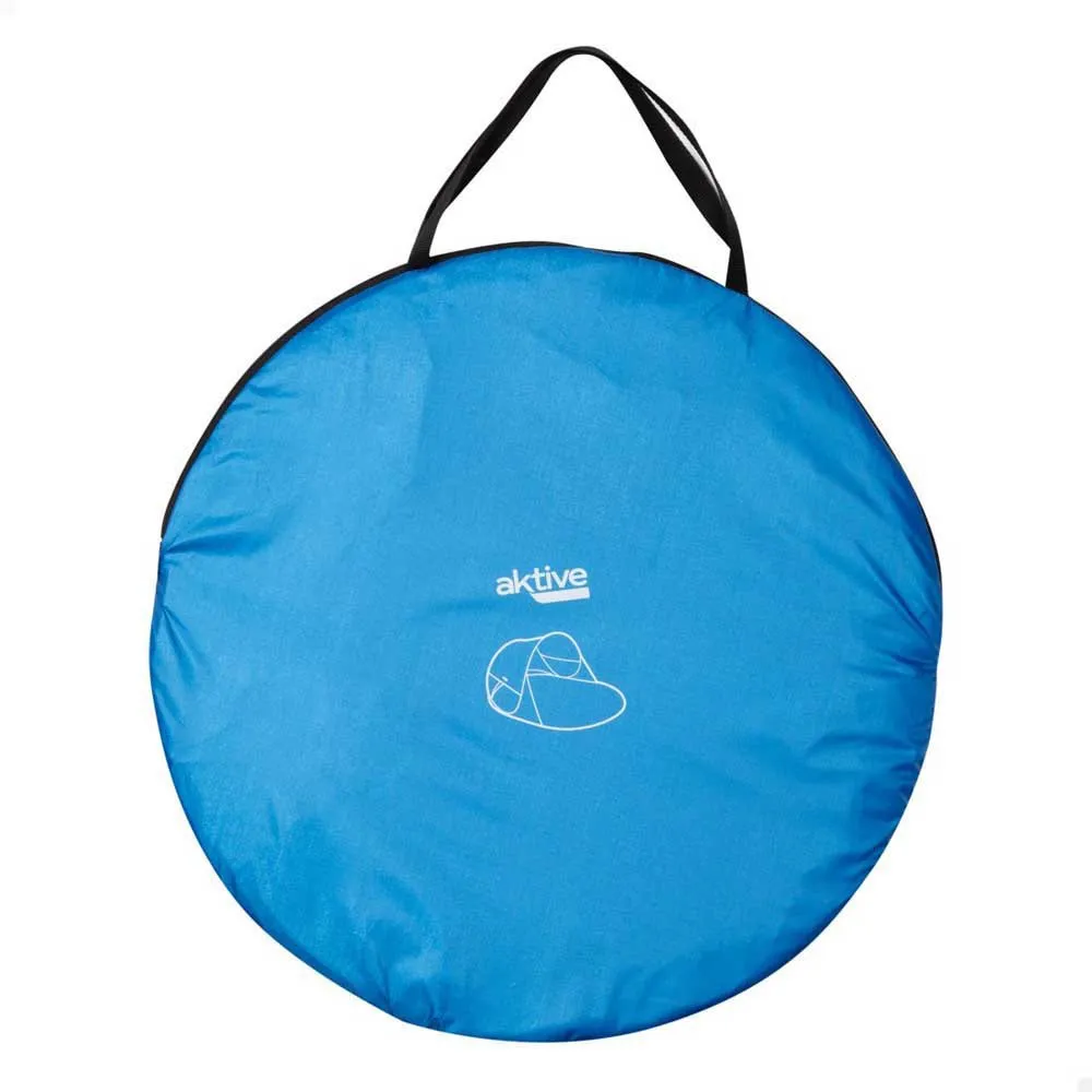 Aktive 62322 Uv50 Pop-up-windschutz Und Strandzelt 120x200x90 Cm, White / blue, 2 places Aktive 62322 Uv50 Pop-up-windschutz Und Strandzelt 120x200x90 Cm, White / blue, 2 places