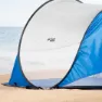 Aktive 62322 Uv50 Pop-up-windschutz Und Strandzelt 120x200x90 Cm, White / blue, 2 places