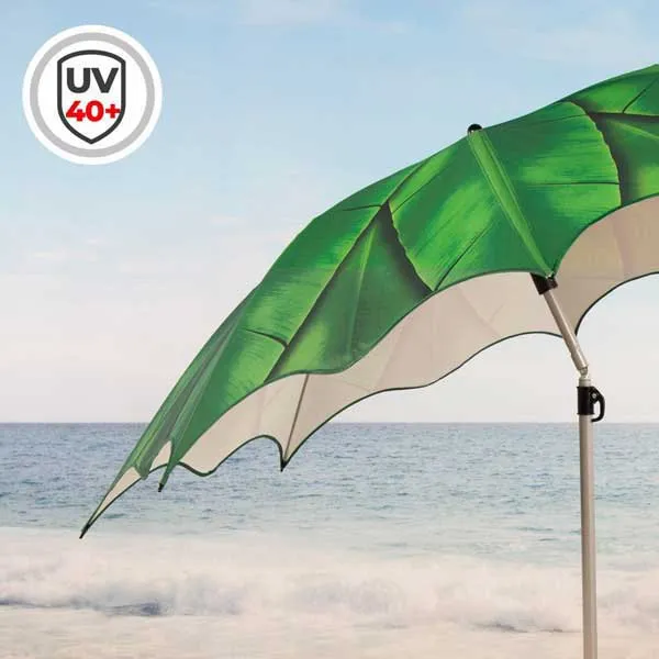 Aktive 62326 Uv40 Ø Kippbarer Sonnenschirm 200 Cm unisex, Leaves, One Size Aktive 62326 Uv40 Ø Kippbarer Sonnenschirm 200 Cm unisex, Leaves, One Size