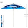 Aktive 62327 Uv40 Ø Kippbarer Sonnenschirm 200 Cm unisex, Navy, One Size