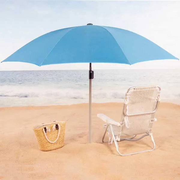 Aktive 62336 Uv50 Ø Großer Neigbarer Sonnenschirm 220 Cm, Blue, One Size Aktive 62336 Uv50 Ø Großer Neigbarer Sonnenschirm 220 Cm, Blue, One Size