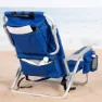 Aktive 62353 Xxl Niedriger Klappstuhl Mit Mehreren Positionen 57x53x78 Cm, Blue, One Size