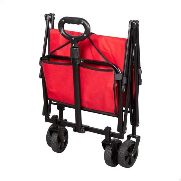 Aktive 62375 Faltbarer Einkaufswagen 46x73x94 Cm, Red / black, One Size Aktive 62375 Faltbarer Einkaufswagen 46x73x94 Cm, Red / black, One Size