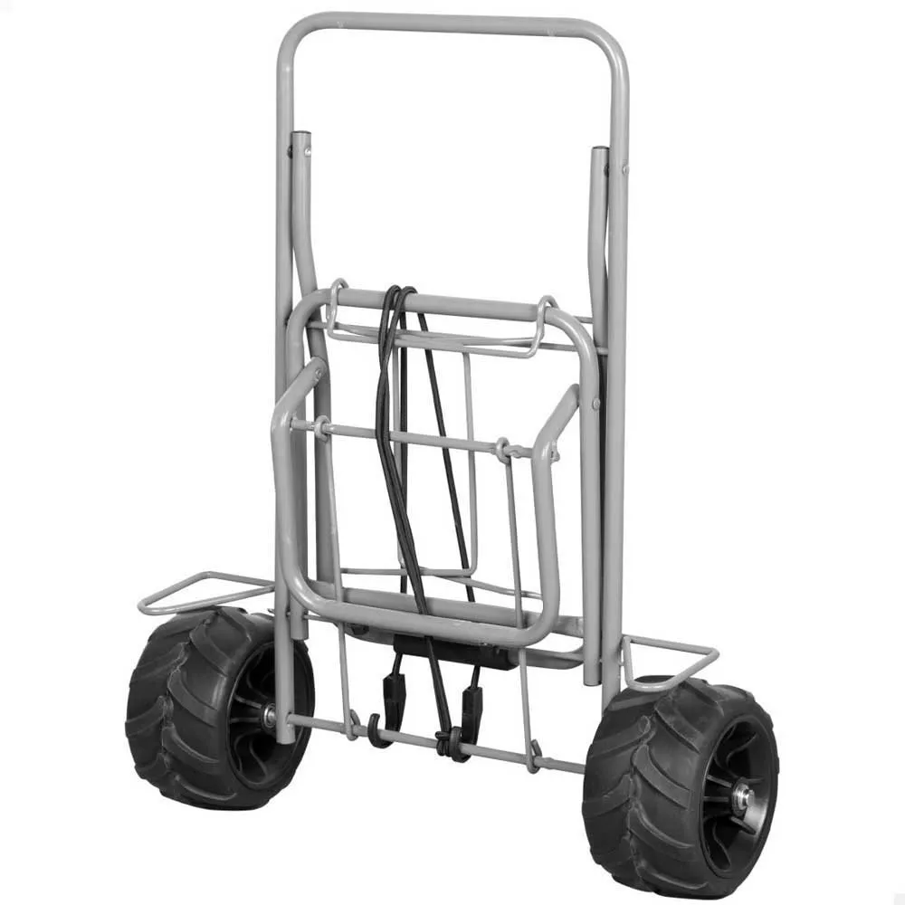 Aktive 62377 Faltbarer Strandwagen Mit Großen Rädern 55x40x100 Cm, Grey, One Size Aktive 62377 Faltbarer Strandwagen Mit Großen Rädern 55x40x100 Cm, Grey, One Size