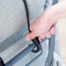 Aktive 62377 Faltbarer Strandwagen Mit Großen Rädern 55x40x100 Cm, Grey, One Size