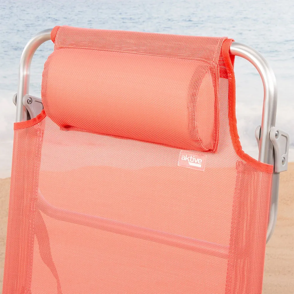 Aktive 62665 Multipositions-klappsessel unisex, Coral, One Size