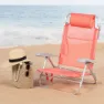Aktive 62665 Multipositions-klappsessel unisex, Coral, One Size