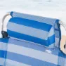 Aktive 62666 Multipositions-klappsessel, Blue / white, One Size