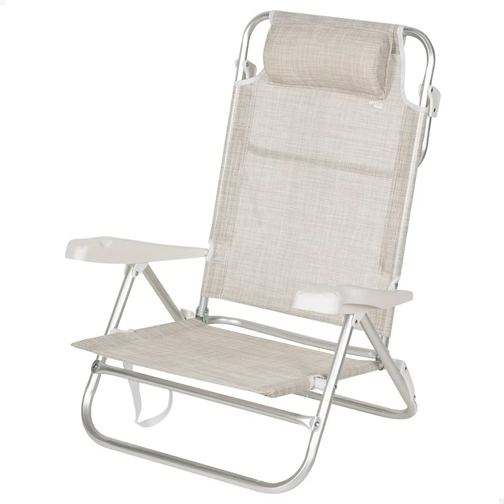 Aktive 62667 Multipositions-klappsessel unisex, Beige, One Size