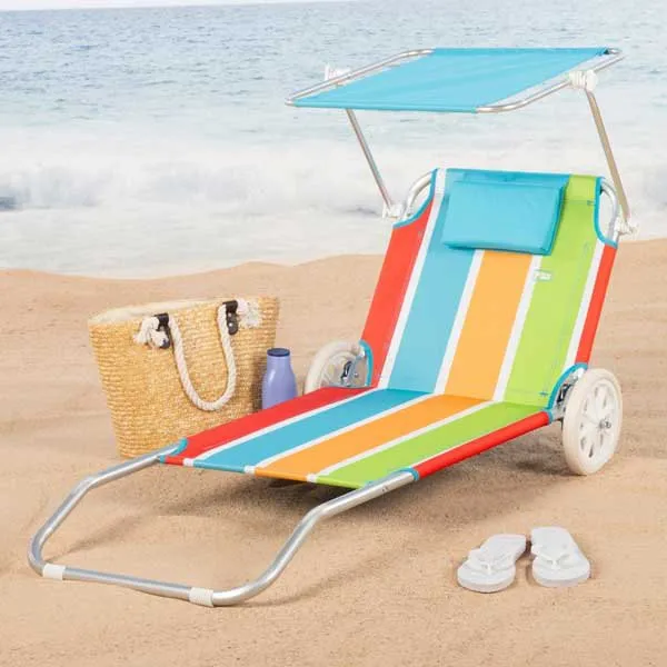 Aktive 62682 Strandwagenliege 52x117x62 Cm, Multicolour, One Size Aktive 62682 Strandwagenliege 52x117x62 Cm, Multicolour, One Size