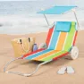 Aktive 62682 Strandwagenliege 52x117x62 Cm, Multicolour, One Size