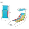 Aktive 62682 Strandwagenliege 52x117x62 Cm, Multicolour, One Size