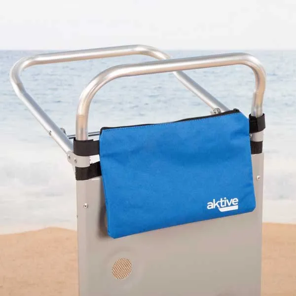 Aktive 62683 Faltbarer Strandwagen Mit Großen Rädern 47x75x104 Cm unisex, Blue / grey, One Size Aktive 62683 Faltbarer Strandwagen Mit Großen Rädern 47x75x104 Cm unisex, Blue / grey, One Size