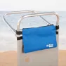 Aktive 62683 Faltbarer Strandwagen Mit Großen Rädern 47x75x104 Cm unisex, Blue / grey, One Size