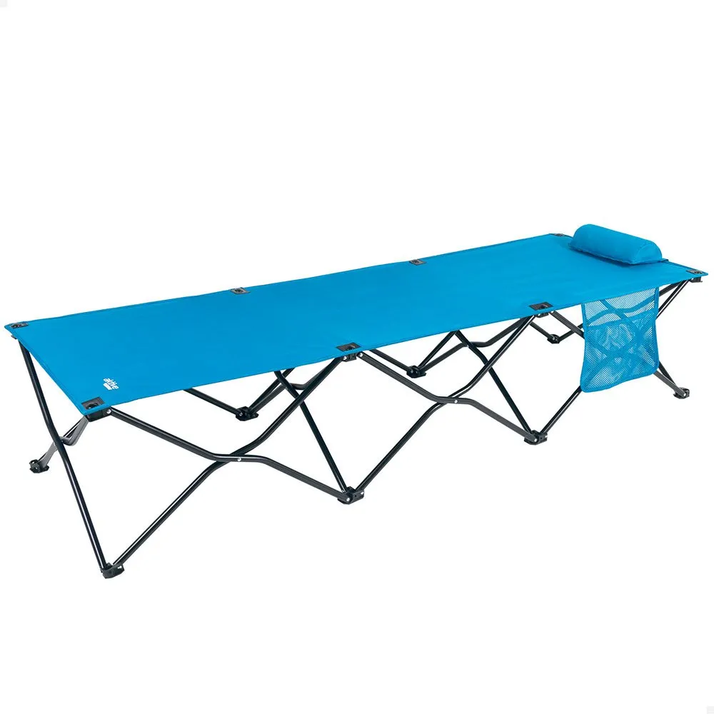 Aktive 63042 178x38x62cm Folding Campingbett, Blue / black, One Size Aktive 63042 178x38x62cm Folding Campingbett, Blue / black, One Size