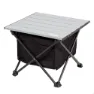 Aktive 63043 34x38x30cm Klappbarer Campingtisch, Grey / black, 34 x 38 x 30cm