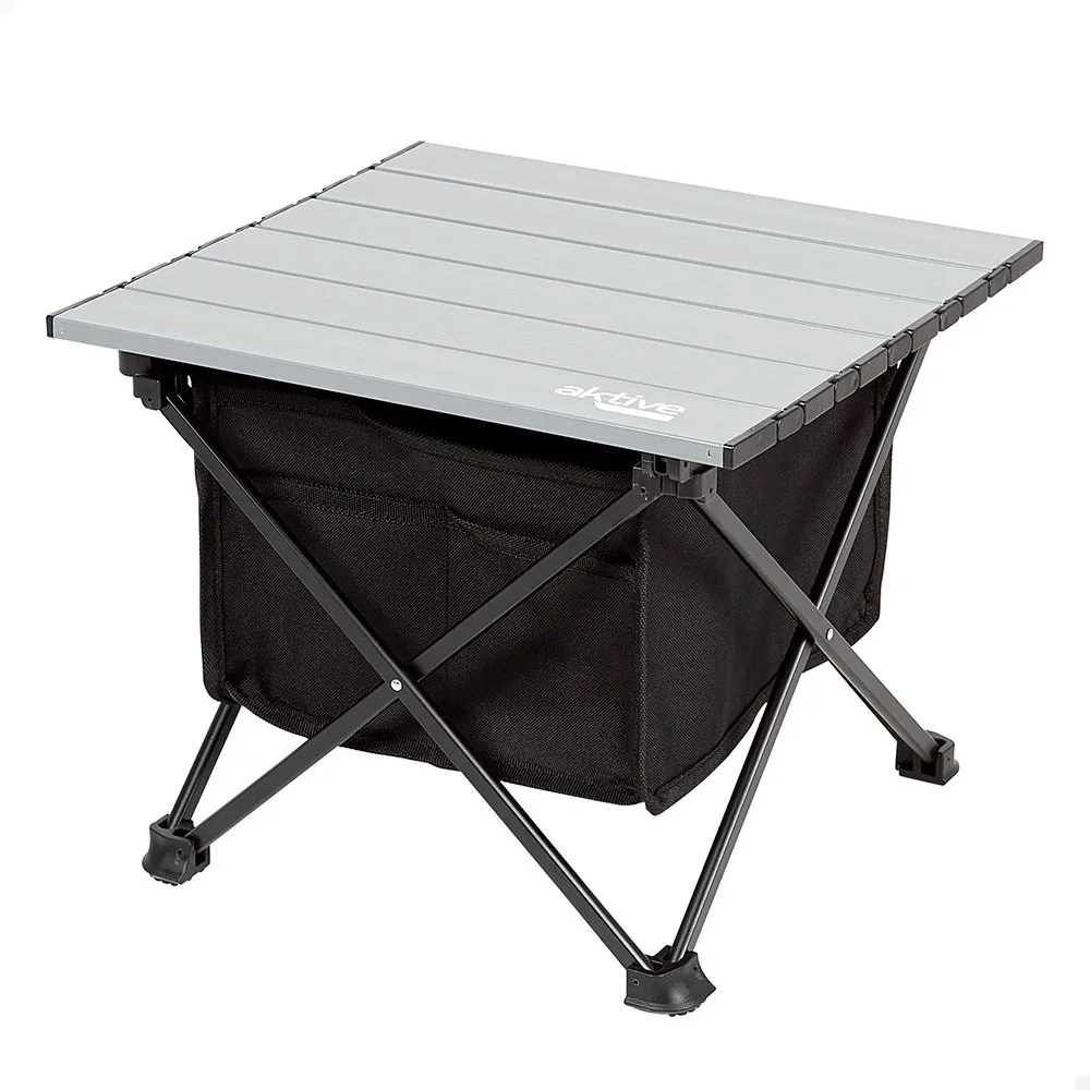 Aktive 63043 34x38x30cm Klappbarer Campingtisch, Grey / black, 34 x 38 x 30cm Aktive 63043 34x38x30cm Klappbarer Campingtisch, Grey / black, 34 x 38 x 30cm