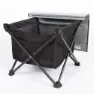 Aktive 63043 34x38x30cm Klappbarer Campingtisch unisex, Grey / black, 34 x 38 x 30cm