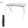 Aktive 63050 71x108x72cm Klappbarer Campingtisch, White, 6305071 x 108 x 72cm