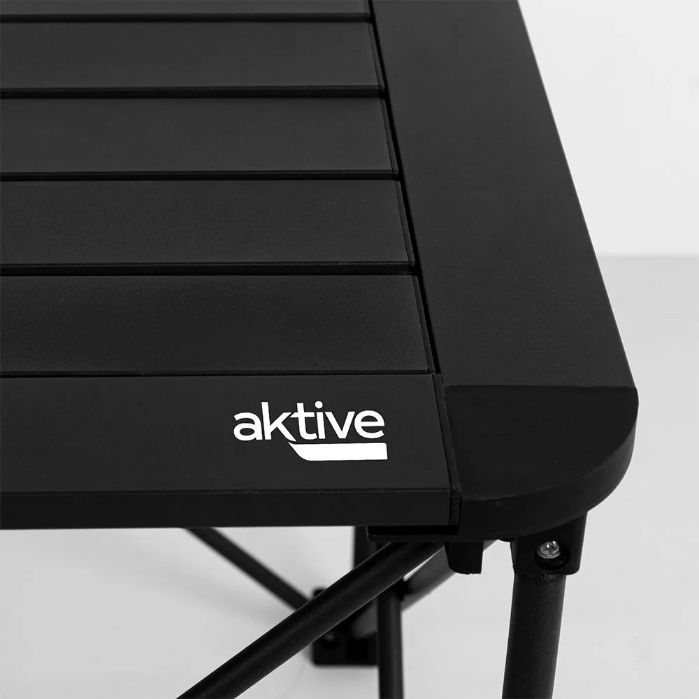 Aktive 63051 52x52x46cm Klappbarer Campingtisch, Black, 52 x 52 x 46cm Aktive 63051 52x52x46cm Klappbarer Campingtisch, Black, 52 x 52 x 46cm
