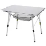 Aktive 63052 Klappbarer Campingtisch, Alum, 90 x 51 x 45-70cm