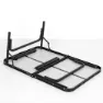 Aktive 63054 Klappbarer Campingtisch, Black, 90 x 60 x 70cm