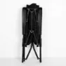 Aktive 63058 Mehrpositions-klappstuhl Gepolstert, Black, 56 x 76 x 109cm