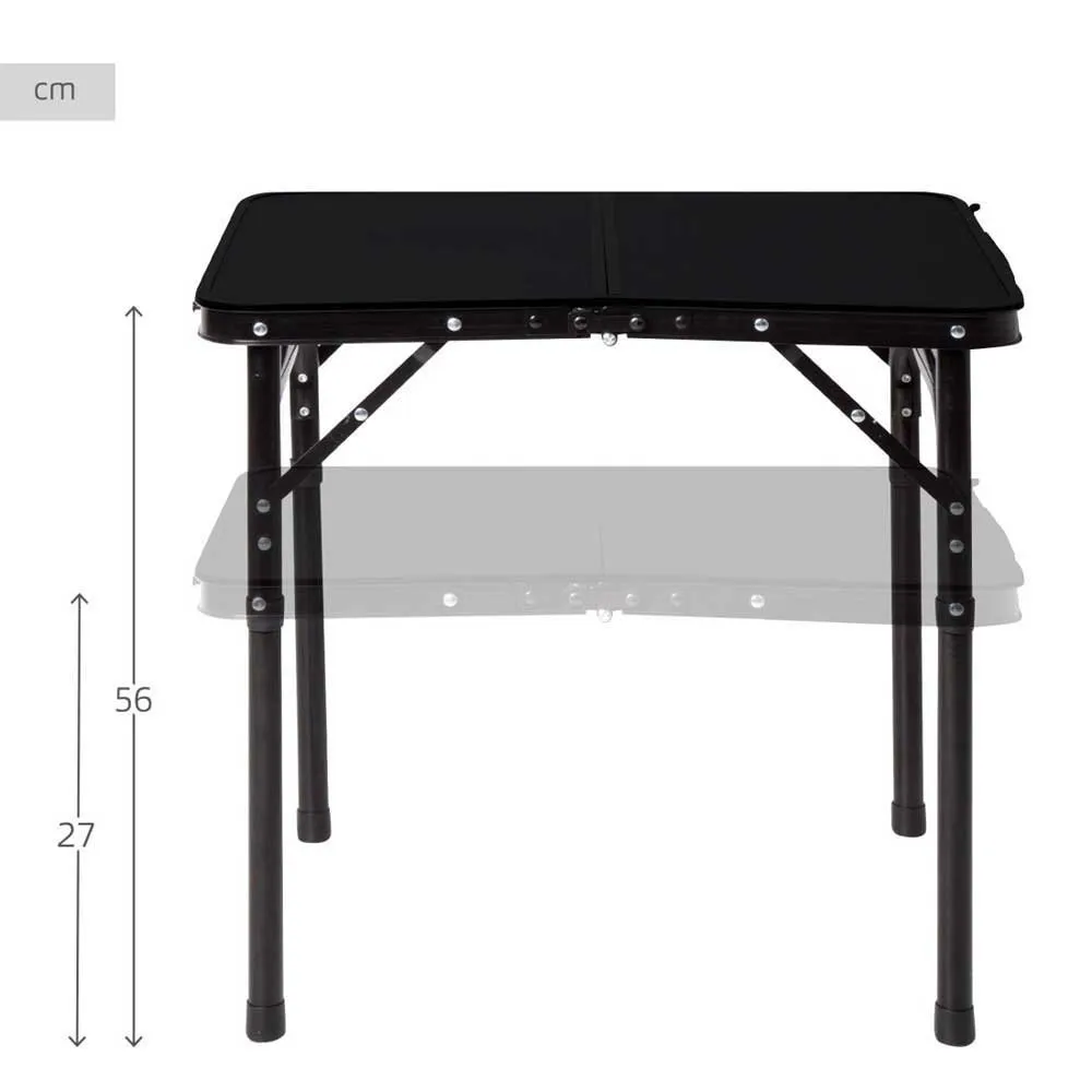 Aktive 63086 Höhenverstellbarer Klappcampingtisch, Black, 60 x 45 x 27/56cm Aktive 63086 Höhenverstellbarer Klappcampingtisch, Black, 60 x 45 x 27/56cm