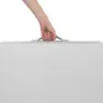 Aktive 63088 Höhenverstellbarer Klappcampingtisch unisex, Grey, 120 x 60 x 54/60/70cm