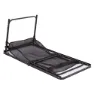 Aktive 63089 Höhenverstellbarer Klappcampingtisch, Black, 120 x 60 x 60/70cm