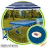 Aktive 85x64x67 Cm With Seat Tisch, Blue, One Size